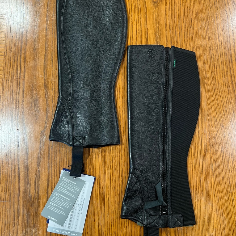 Ariat Silver Breeze Chap. Zip Half chap and paddock boots. Brand New!